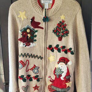 Tiara vintage holiday sweater S